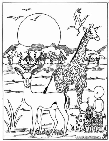 African Printable Coloring Pages - Ð¡oloring Pages For All Ages