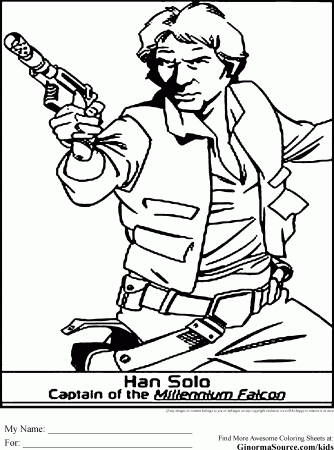 12 Pics of Han Solo Star Wars LEGO Coloring Pages - Star Wars Han ...