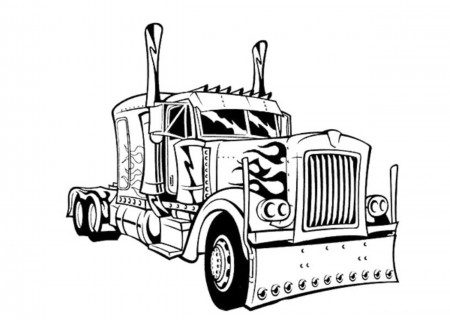 Optimus Prime Coloring Pictures - Coloring Pages for Kids and for ...