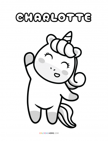 Charlotte name coloring pages