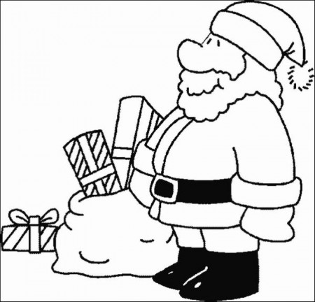 Santa Claus Coloring Pages Christmas | Christmas Coloring pages of ...