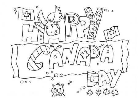 Canadian Animal Coloring Sheets - Coloring Page