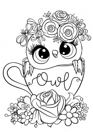 Free & Easy To Print Owl Coloring Pages in 2022 | Owl coloring pages, Mandala  coloring pages, Animal coloring pages