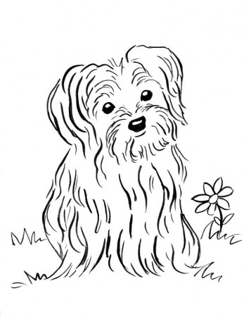 Puppy Coloring Page | Art Starts