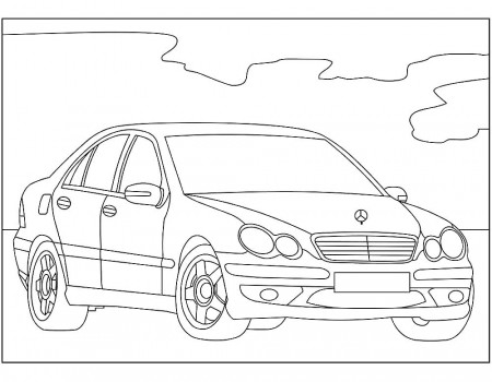Mercedes Coloring Pages to download and print for free