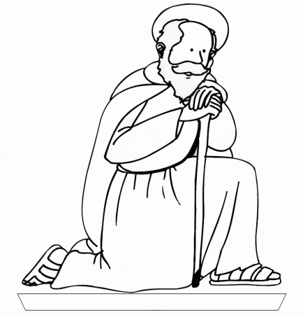 Saint Joseph coloring pages | Joseph of Nazareth