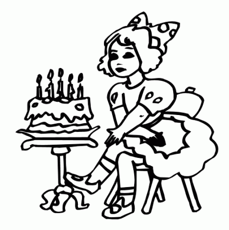 MarginalPost: birthday girl coloring pages