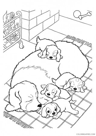 Dog coloring pages sleeping Sleeping puppy coloring pages |  Stephanus.lesoleildefontanieu.com