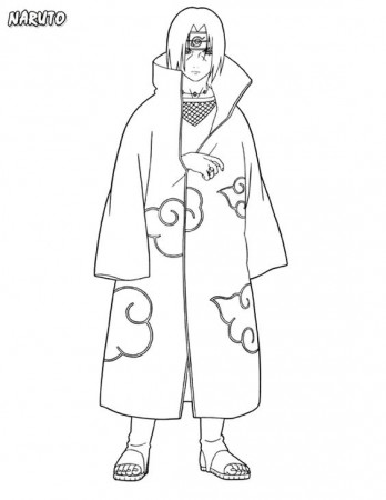 Uchiha Itachi Coloring Pages - Free Printable Coloring Pages for Kids