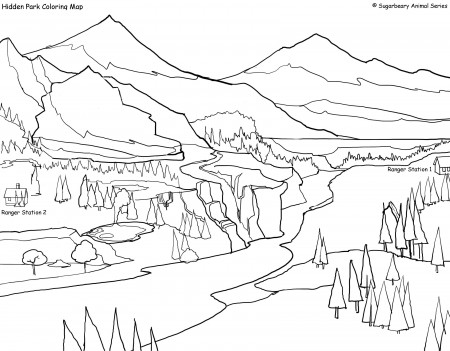 olympic national park coloring page - Clip Art Library