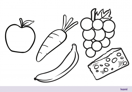 Coloring Sheets for Kindergartners | Healthy Food for Teachers | Perfect  for grades 1st, 2nd, K, Pre K | Other Classroom Resources | Kami Library