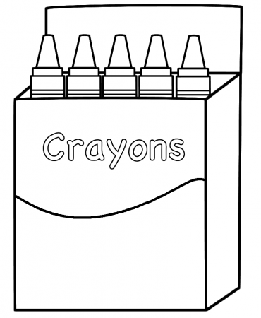 Box of Crayons Coloring Pages - Crayon Coloring Pages - Coloring Pages For  Kids And Adults