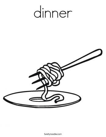 Pasta Coloring Pages at GetDrawings | Free download