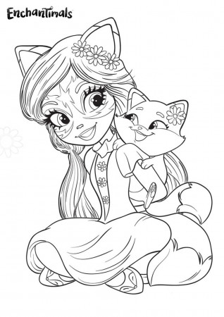 Enchantimals Coloring Pages. 70 Pictures. Print for Free