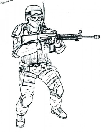 Us Soldier Coloring Pages at GetDrawings | Free download