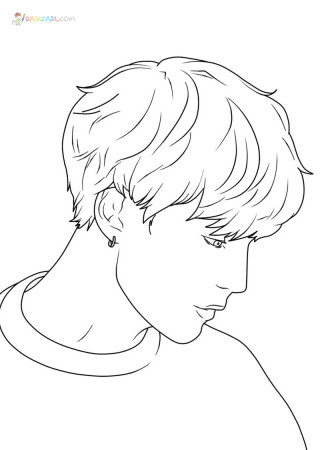 BTS Coloring Pages | Free Printable Members of a Popular Korean Group