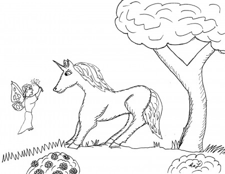 Coloring Pages : Robin Great Coloring Unicorns And Fairies Are ...