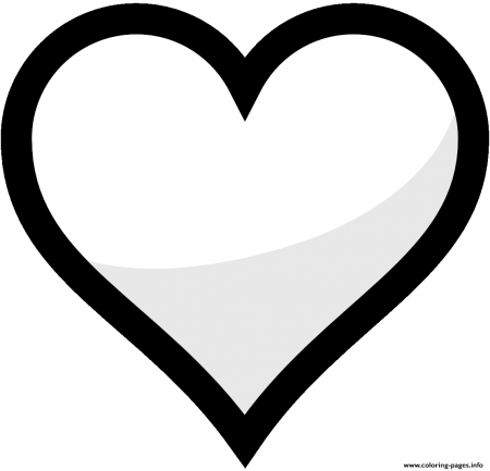 heart emoji Coloring pages Free Printable