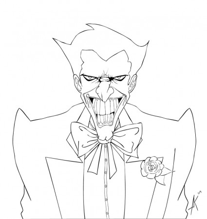 Great The Joker Coloring Pages 18 On Picture Coloring Page With ...