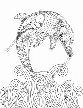 Dolphin Coloring Pages Printable Best Of Dolphin Coloring Page ...