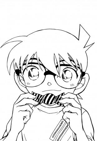 Coloring Pages : Detective Conan Coloring Felix The Cat Book For ...