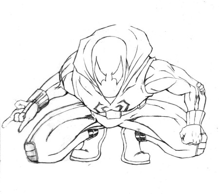 Spiderman Miles Coloring Page | Coloring Page Blog