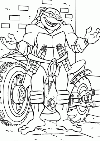 Adult Ninja Turtle Coloring Pages - Coloring Pages For All Ages