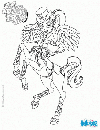 MONSTER HIGH coloring pages - Monster High Freaky Fusion - Avea ...