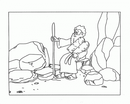 10 Commandments Coloring Pages - Coloring For KidsColoring For Kids