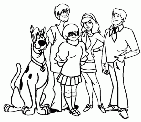 scooby doo movies Colouring Pages