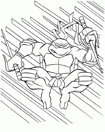 Teenage Mutant Ninja Turtles Coloring Pages 75 | Free Printable 