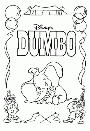 dumbo the flying elephant coloring pages dumbo coloring pages 