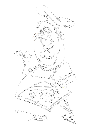 delicia Pizza coloring pages for kids | Great Coloring Pages