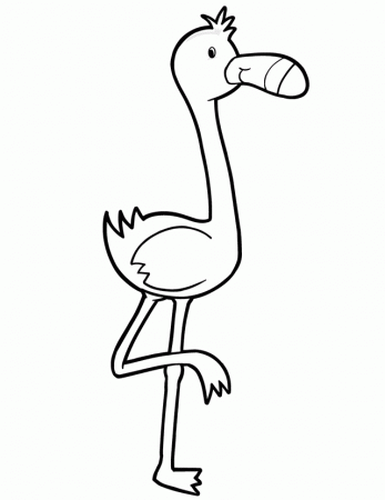 Flamingo - Free Printable Coloring Pages