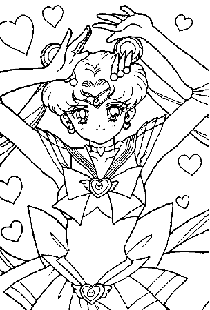 Sailor Moon Coloring Pages | Bulbulk Com