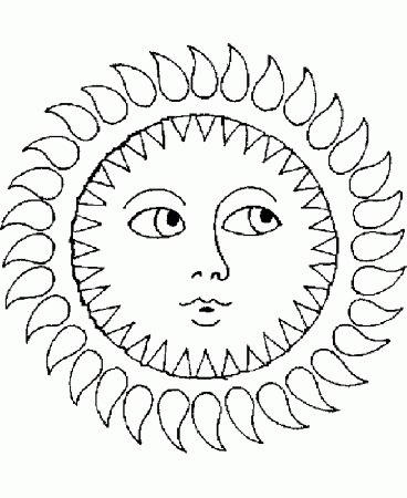 Coloring Pages For Sun Safety