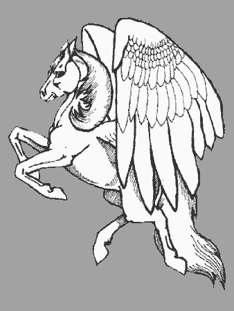 Pegasus 5 Fantasy Coloring Pages & Coloring Book