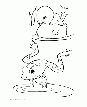 Frog Coloring Pages | Printable Coloring Pages