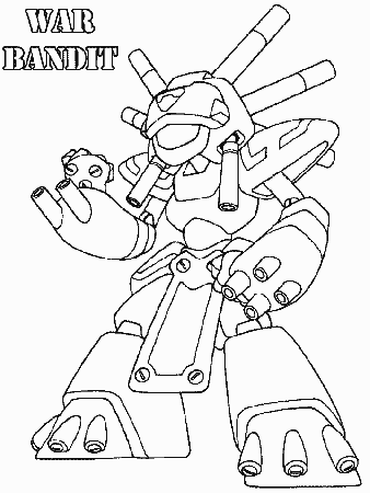 Medabots 9 Cartoons Coloring Pages & Coloring Book
