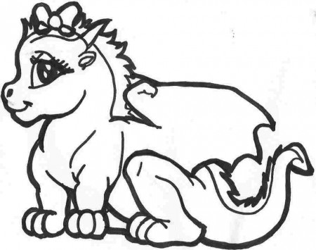 cute dragon Colouring Pages (page 2)