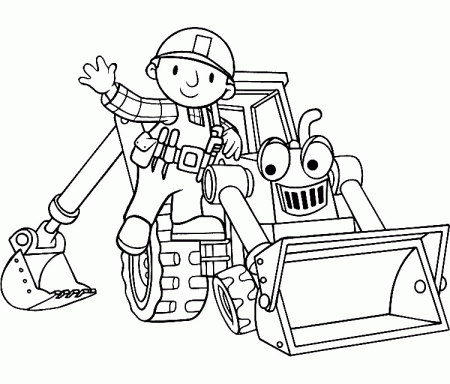 Bob The Builder Coloring Pages Images & Pictures - Becuo
