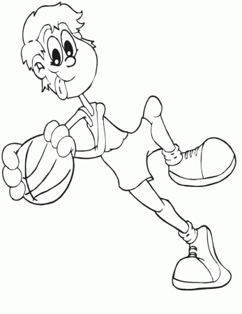 Basketball-player-coloring-pages-2 | Free Coloring Page Site