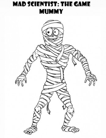 Monster Coloring Pages | Mad Scientist: the Game