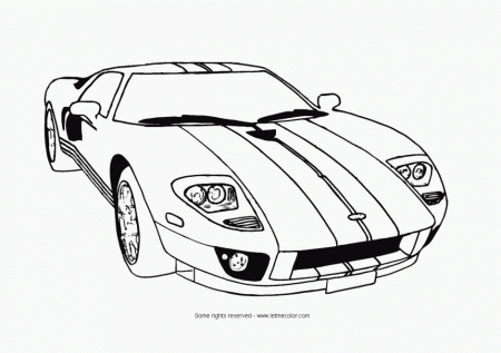 Sports Car Ford Coloring Pages Coloring Pages 241984 Lighting 