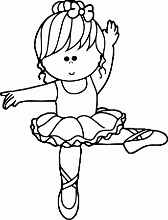 Little Ballerina Coloring Pages - Ballerina Coloring Pages - Coloring Pages  For Kids And Adults
