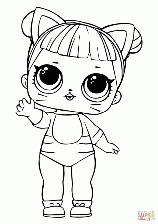 LOL Doll Baby Cat coloring page | Free Printable Coloring Pages