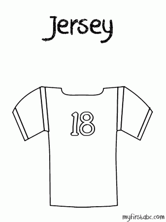 9 Pics of Football Uniform Coloring Pages - Football Jersey ...