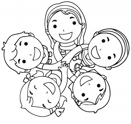 Best Friends Coloring Page WeColoringPage 24 | Wecoloringpage