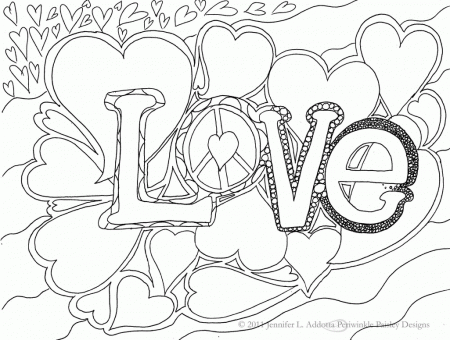 Brainy Love You Art Coloring Colouring Sheet Page Black White Line ...