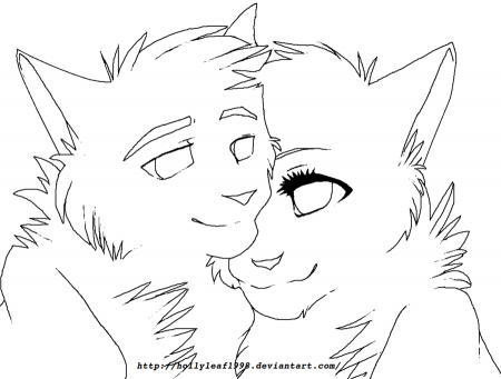 Warrior Cats Couples Coloring Pages - High Quality Coloring Pages